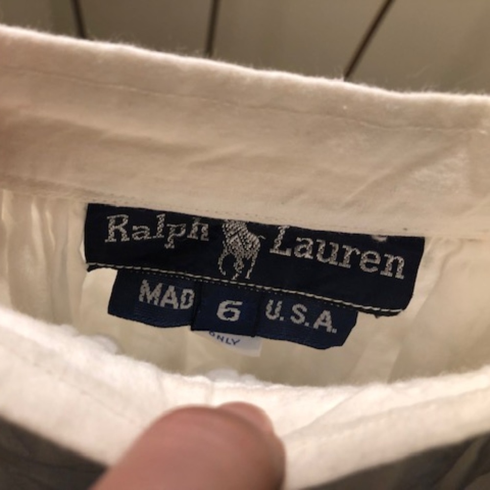 Ralph Lauren Prairie Skirt Rare Vintage 1980s - Picture 4 of 5